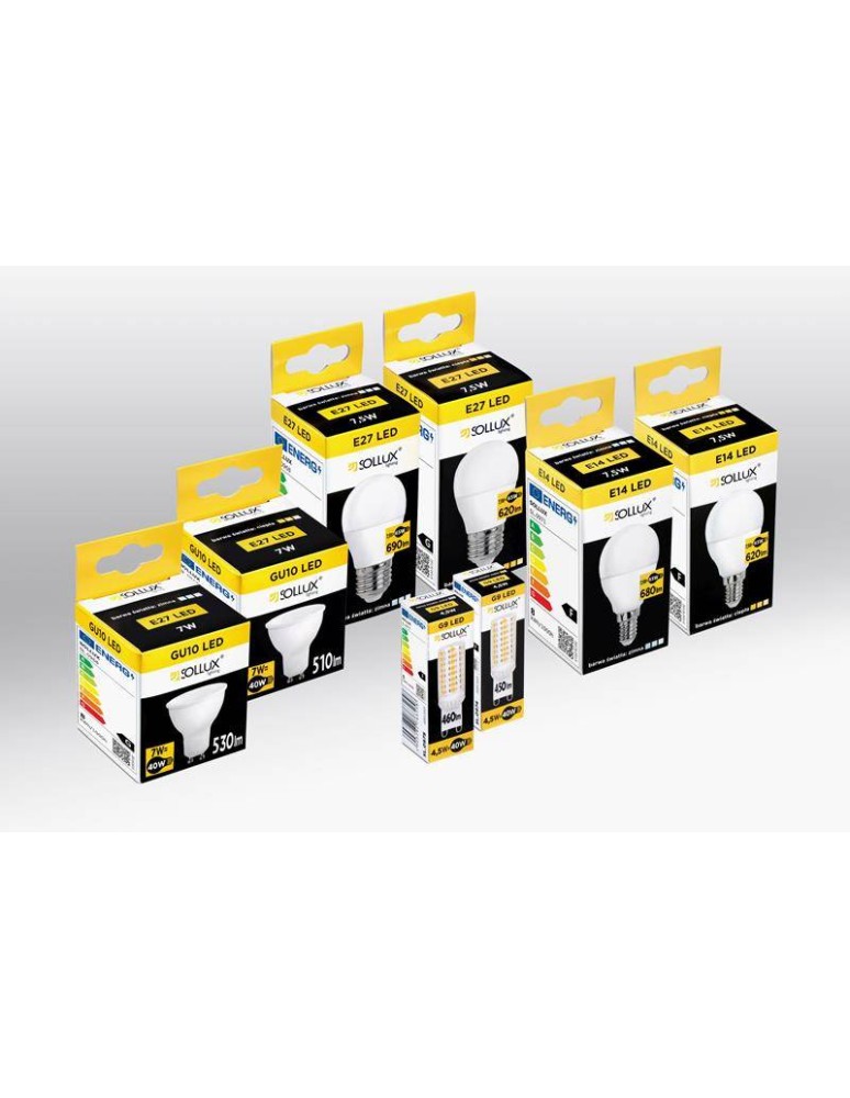 Product categories - Sollux LED bulb G9 4000K 4.5W 460lm SL.0975 - product kolory-swiatla.pl 6