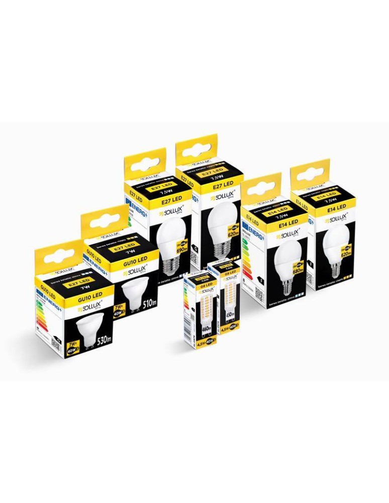 Product categories - Sollux LED bulb G9 4000K 4.5W 460lm SL.0975 - product kolory-swiatla.pl 8