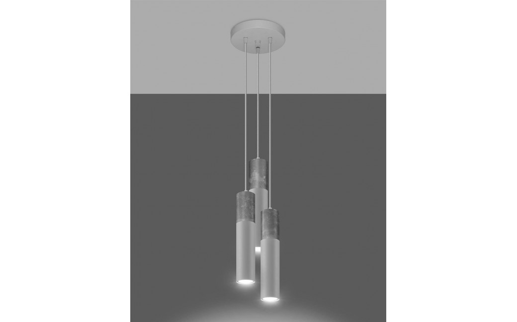 Sollux Lampa wisząca BORGIO 3P biały SL.1080
