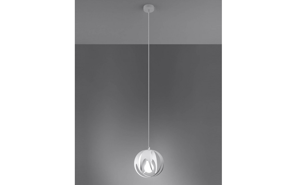 Sollux Lampa wisząca TULOS 1 biała SL.1083