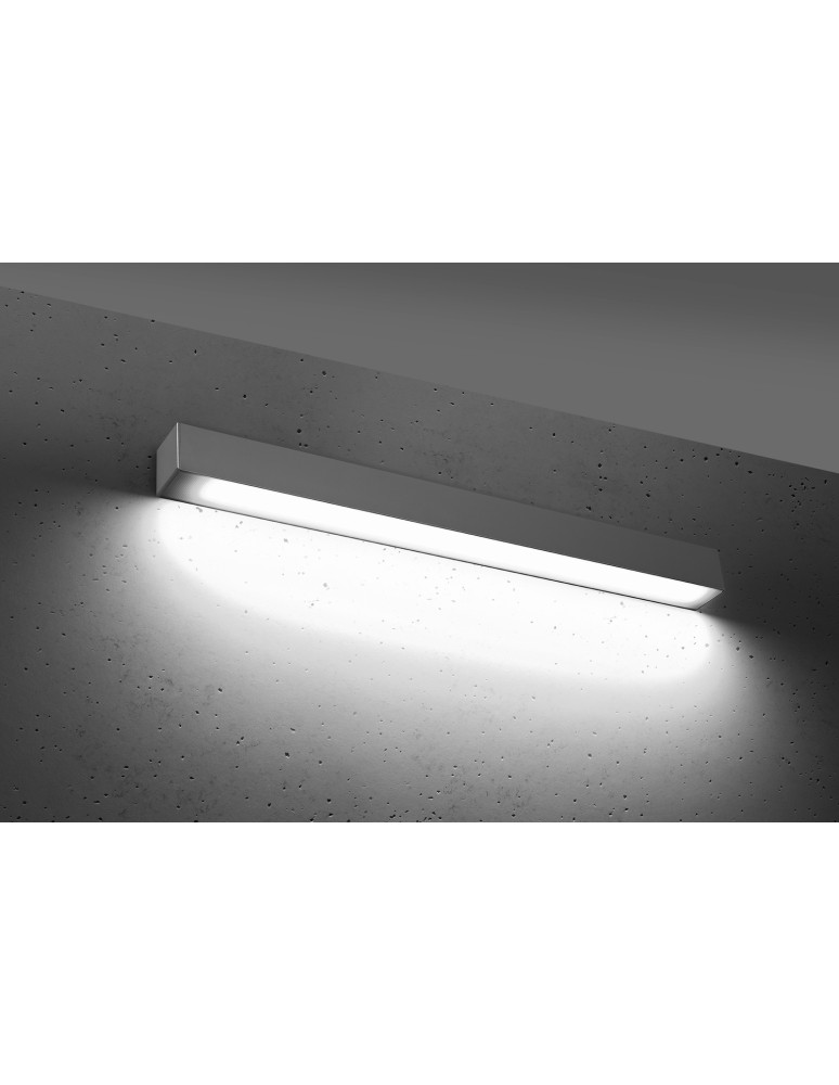 LED wall lamps - THORO Wall lamp PINNE 67 gray 4000K 1xLED TH.040 - product kolory-swiatla.pl 3