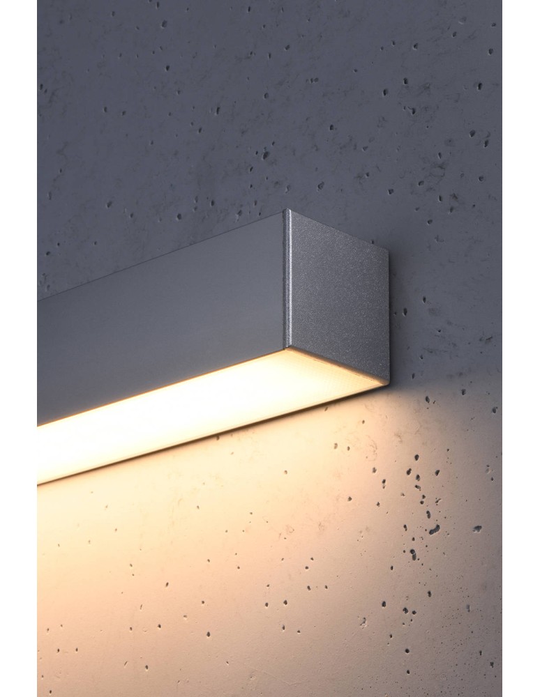 LED wall lamps - THORO Wall lamp PINNE 117 gray 3000K 1xLED TH.073 - product kolory-swiatla.pl 5