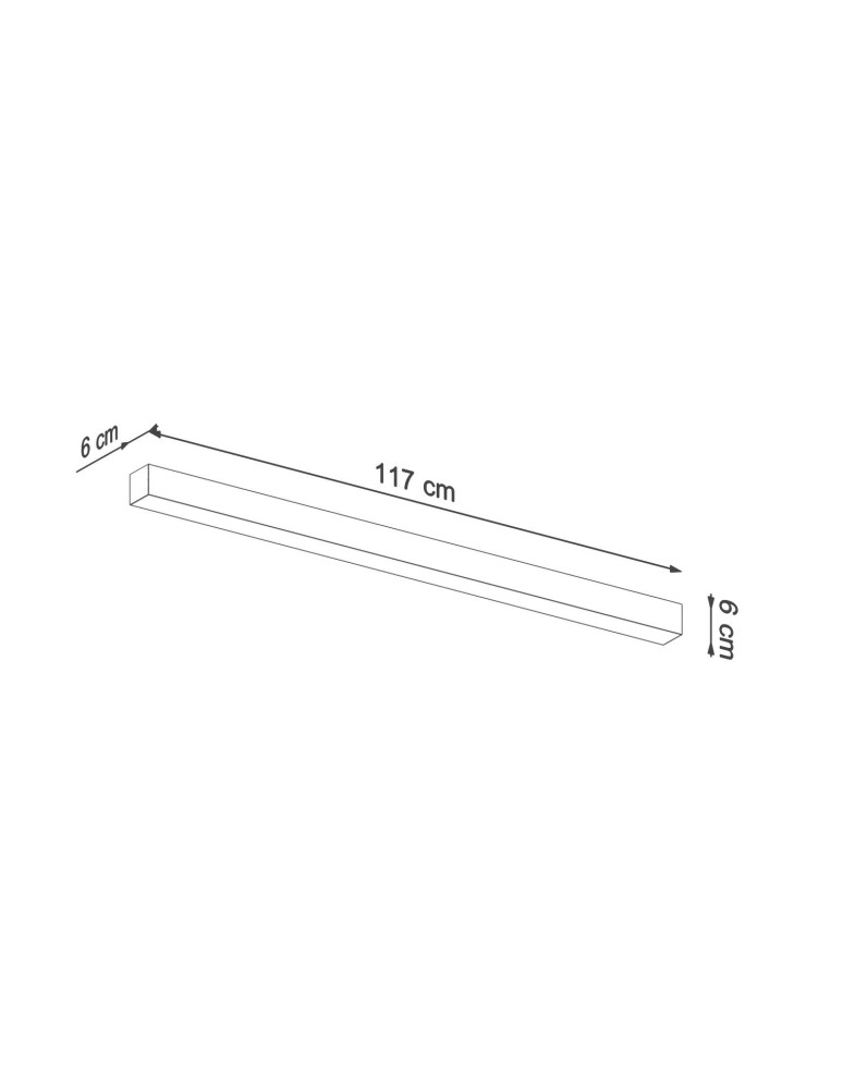 LED wall lamps - THORO Wall lamp PINNE 117 black 4000K 1xLED TH.075 - product kolory-swiatla.pl 6