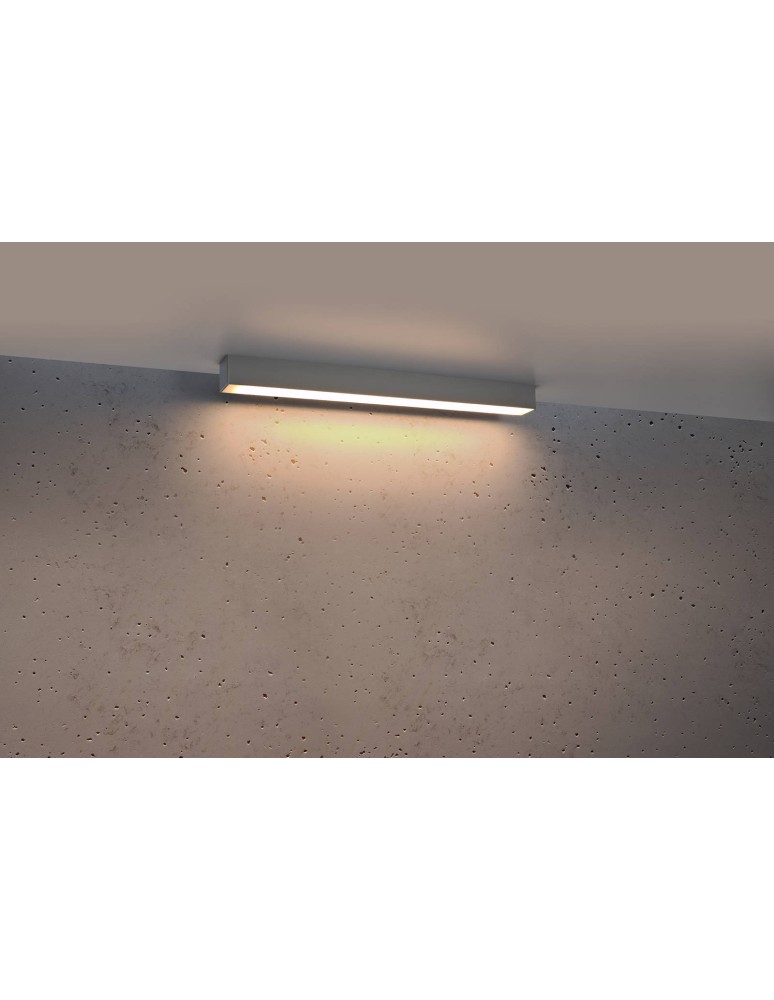 Ceiling lamps - THORO Plafond PINNE 67 gray 3000K 1xLED TH.043 - product kolory-swiatla.pl 3