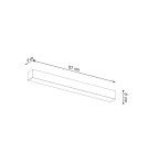 Ceiling lamps - THORO Plafond PINNE 67 gray 4000K 1xLED TH.046 - product 6