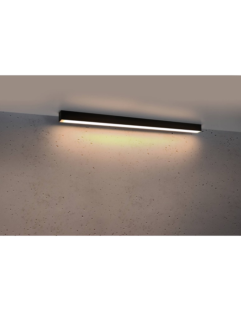 Ceiling lamps - THORO Plafond PINNE 90 black 3000K 1xLED TH.060 - product kolory-swiatla.pl 2