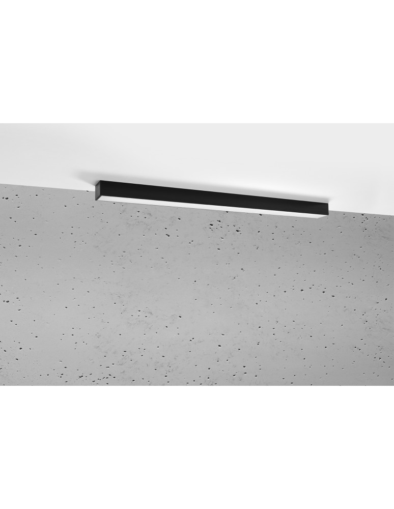 Ceiling lamps - THORO Plafond PINNE 90 black 3000K 1xLED TH.060 - product kolory-swiatla.pl 3