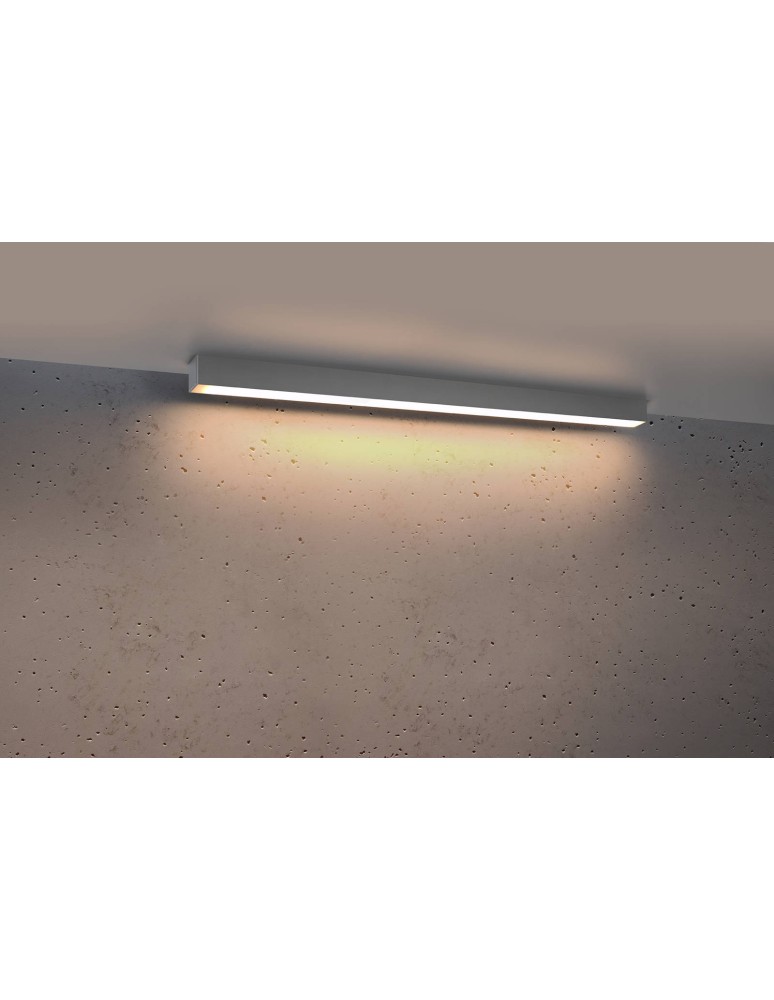 Ceiling lamps - THORO Plafond PINNE 90 grey 3000K 1xLED TH.061 - product kolory-swiatla.pl 3