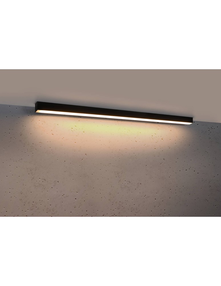 Ceiling lamps - THORO Plafond PINNE 117 black 3000K 1xLED TH.078 - product kolory-swiatla.pl 3