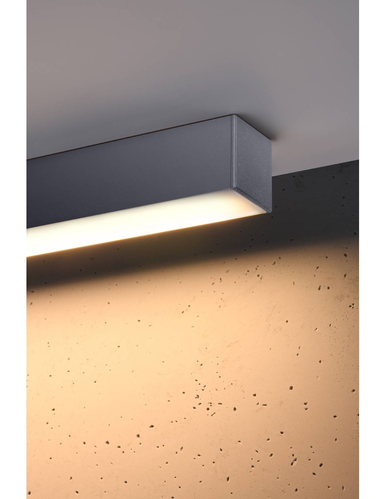 Ceiling lamps - THORO Plafond PINNE 117 grey 3000K 1xLED TH.079 - product kolory-swiatla.pl 5