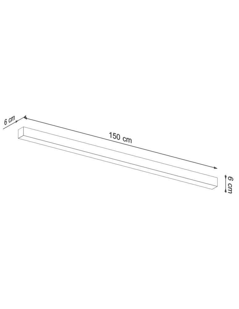 Ceiling lamps - THORO Plafond PINNE 150 black 3000K 1xLED TH.096 - product kolory-swiatla.pl 6