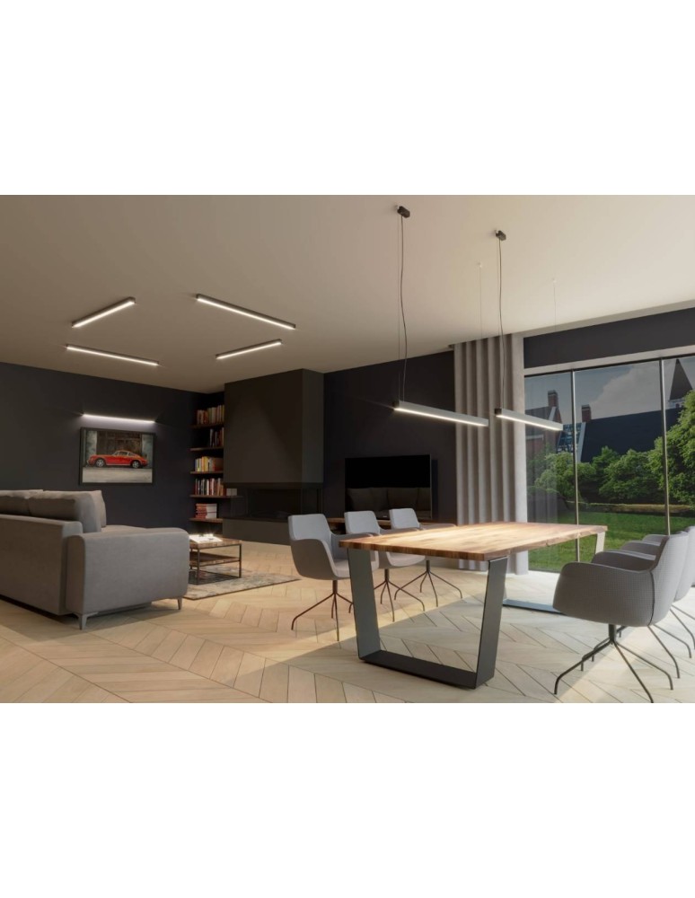 Ceiling lamps - THORO Plafond PINNE 150 black 3000K 1xLED TH.096 - product kolory-swiatla.pl 8