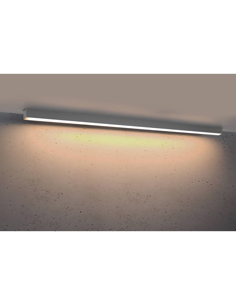 Ceiling lamps - THORO Plafond PINNE 150 grey 3000K 1xLED TH.097 - product kolory-swiatla.pl 3