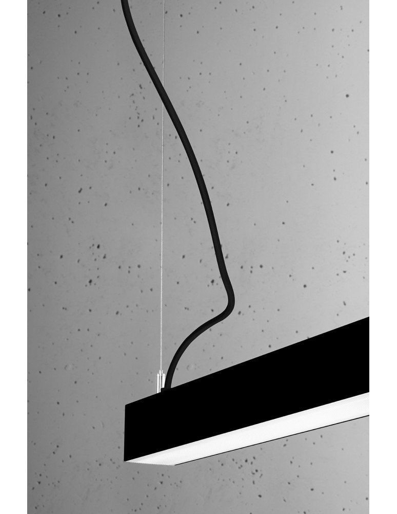 Pendant lamps over desk - THORO PINNE 90 pendant lamp black 4000K 1xLED TH.051 - product kolory-swiatla.pl 7