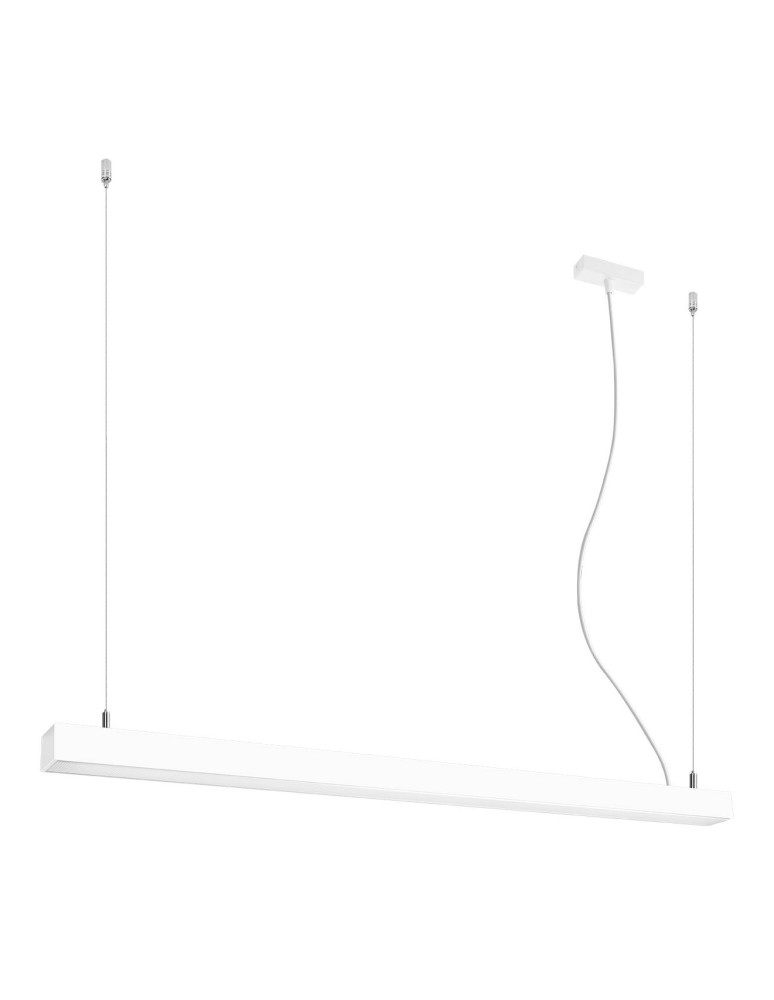Pendant lamps over desk - THORO pendant lamp PINNE 117 white 3000K 1xLED TH.065 - product kolory-swiatla.pl 1