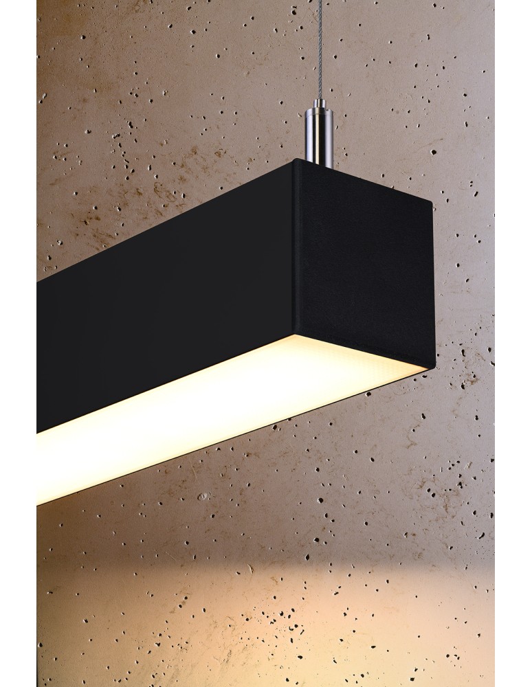 Pendant lamps over desk - THORO PINNE 117 pendant lamp black 3000K 1xLED TH.066 - product kolory-swiatla.pl 5