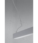 Pendant lamps over desk - THORO pendant lamp PINNE 117 grey 3000K 1xLED TH.067 - product 7