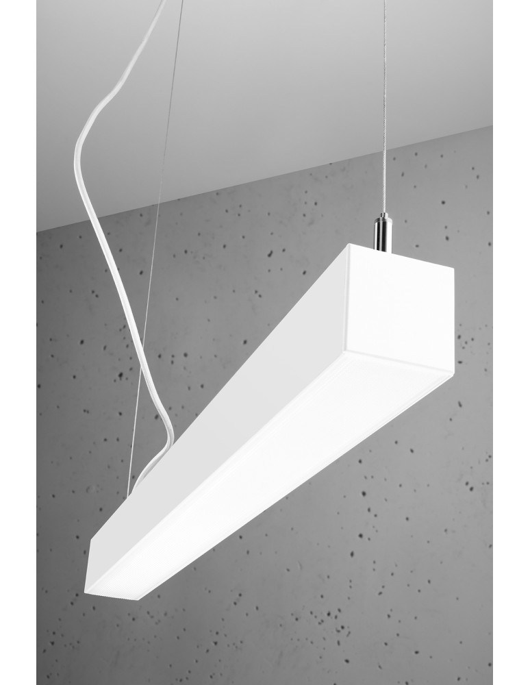 Pendant lamps over desk - THORO pendant lamp PINNE 117 white 4000K 1xLED TH.068 - product kolory-swiatla.pl 6
