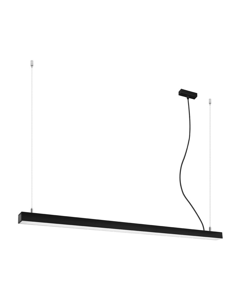 Pendant lamps over desk - THORO PINNE 150 pendant lamp black 4000K 1xLED TH.087 - product kolory-swiatla.pl 1
