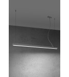 Pendant lamps over desk - THORO pendant lamp PINNE 150 grey 4000K 1xLED TH.088 - product 4