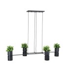 Designer pendant lamps - THORO KUKKIA Pendant 4xES111 GU10 Black TH.004CZ - product 1