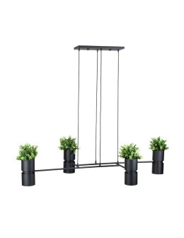 THORO KUKKIA Wisząca 4xES111 GU10 Czarny TH.004CZ