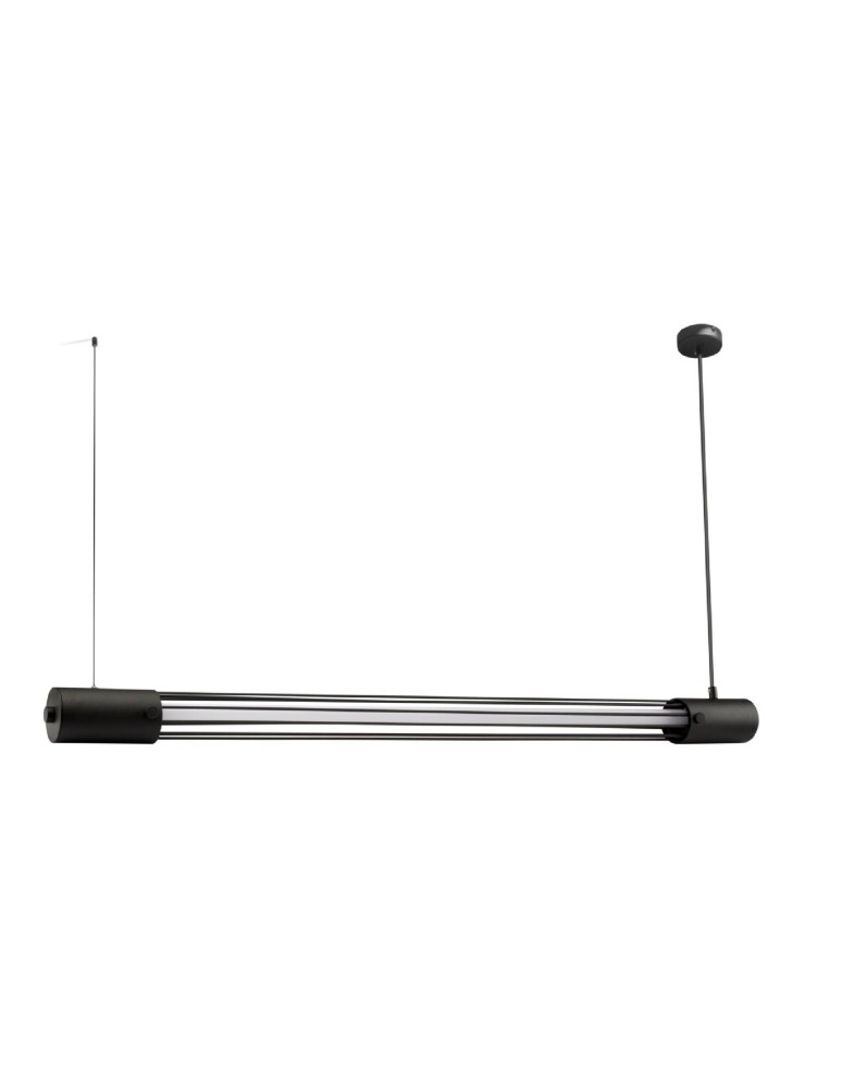 Pendant lamps - THORO VALO Pendant 1xLED T8 Black TH.008CZ - product kolory-swiatla.pl 1