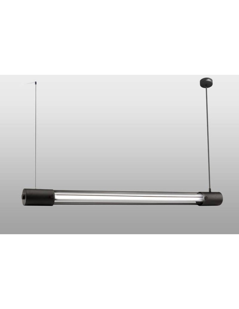 Pendant lamps - THORO VALO Pendant 1xLED T8 Black TH.008CZ - product kolory-swiatla.pl 2