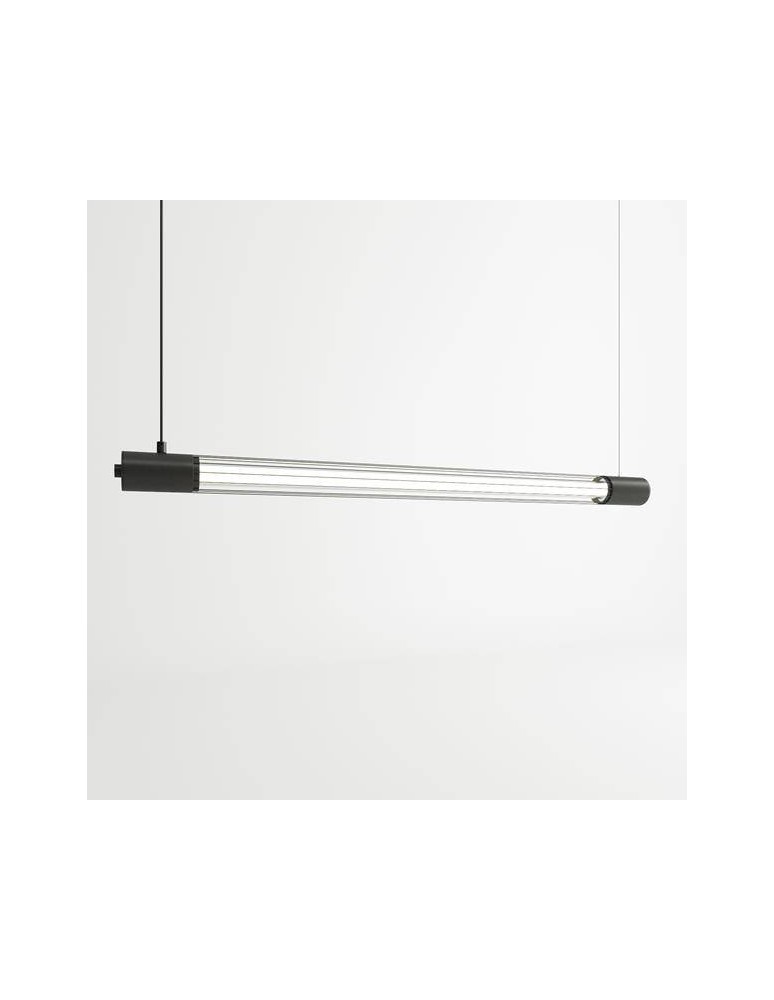 Pendant lamps - THORO VALO Pendant 1xLED T8 Black TH.008CZ - product kolory-swiatla.pl 3