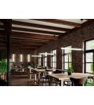 THORO VALO Wisząca 1xLED T8 Czarny TH.008CZ