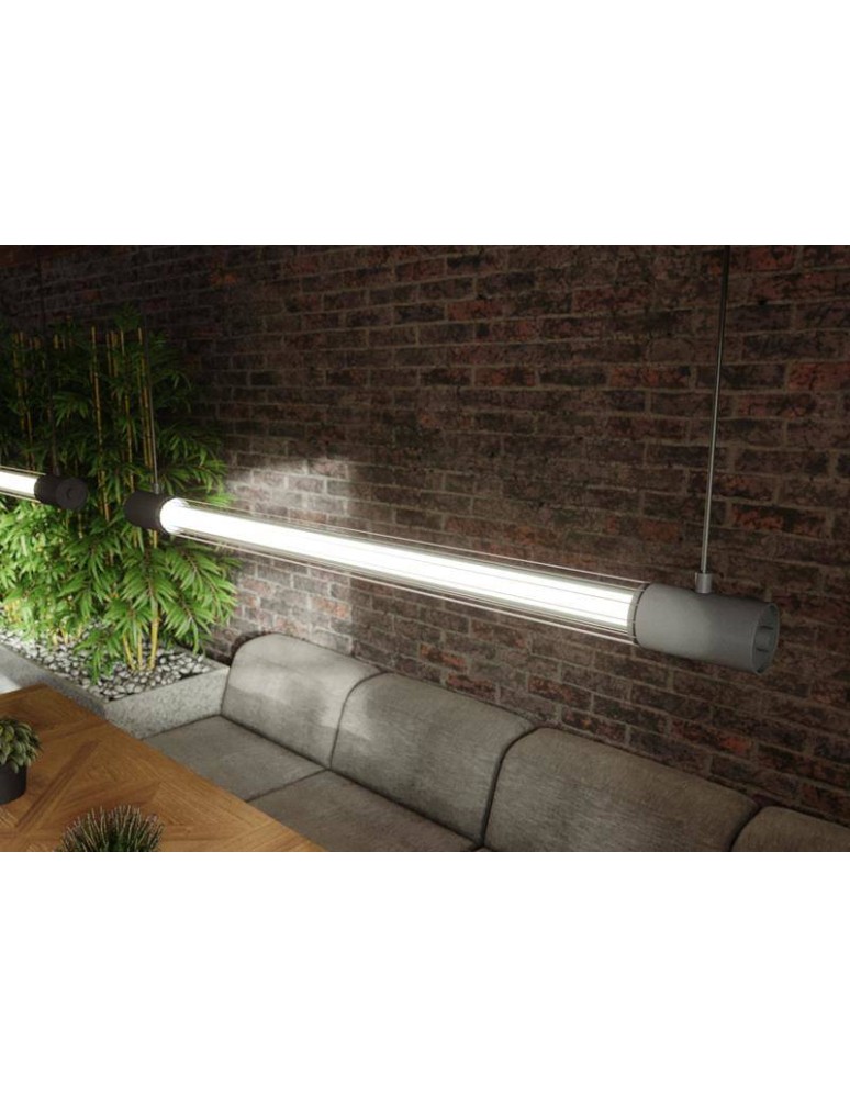 THORO VALO Wisząca 1xLED T8 Czarny TH.008CZ