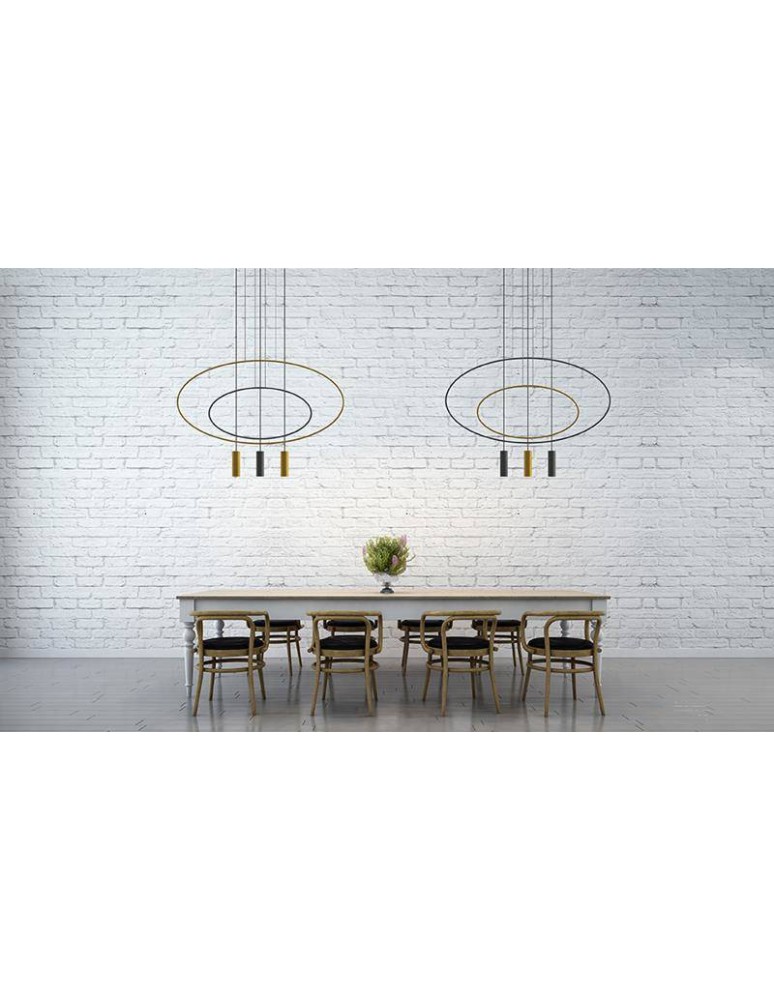 Pendant lamps - THORO HOLAR 1 Pendant 1xGU10 Black TH.016CZ - product kolory-swiatla.pl 7