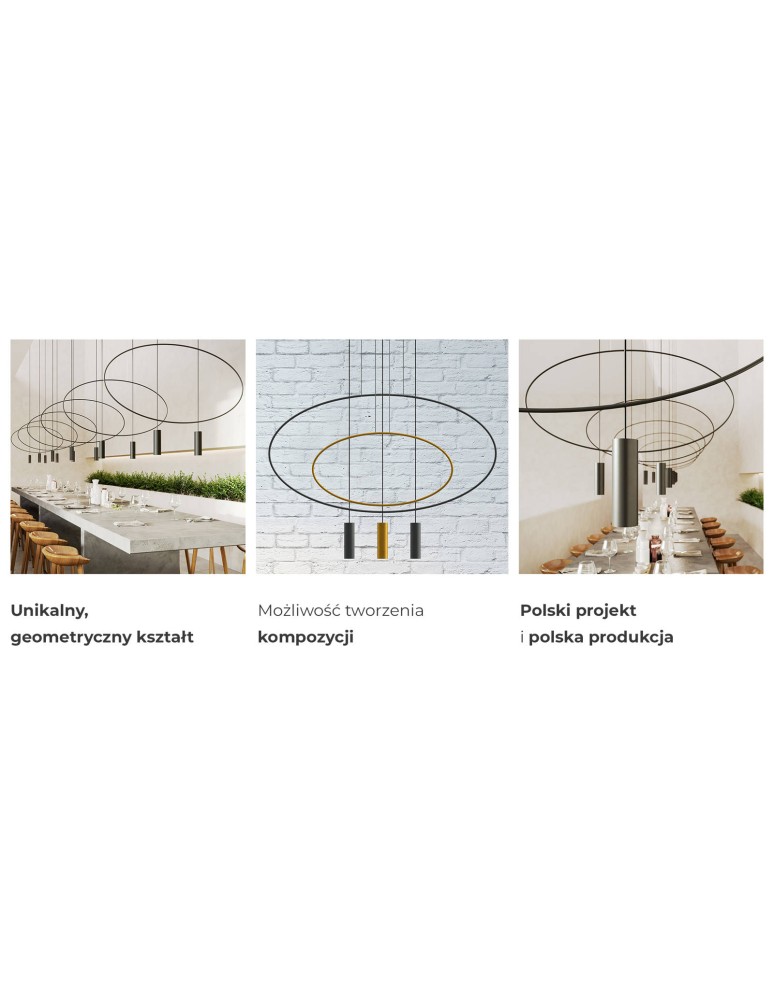 Pendant lamps - THORO HOLAR 1 Pendant 1xGU10 Black TH.016CZ - product kolory-swiatla.pl 8