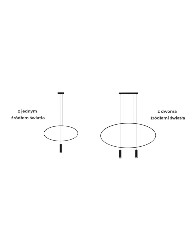 Pendant lamps - THORO HOLAR 1 Pendant 1xGU10 Black TH.016CZ - product kolory-swiatla.pl 9