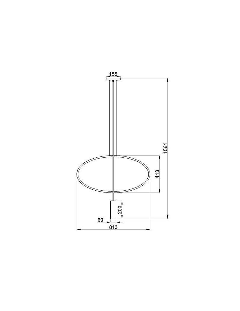 Pendant lamps - THORO HOLAR 1 Pendant 1xGU10 Black TH.016CZ - product kolory-swiatla.pl 10