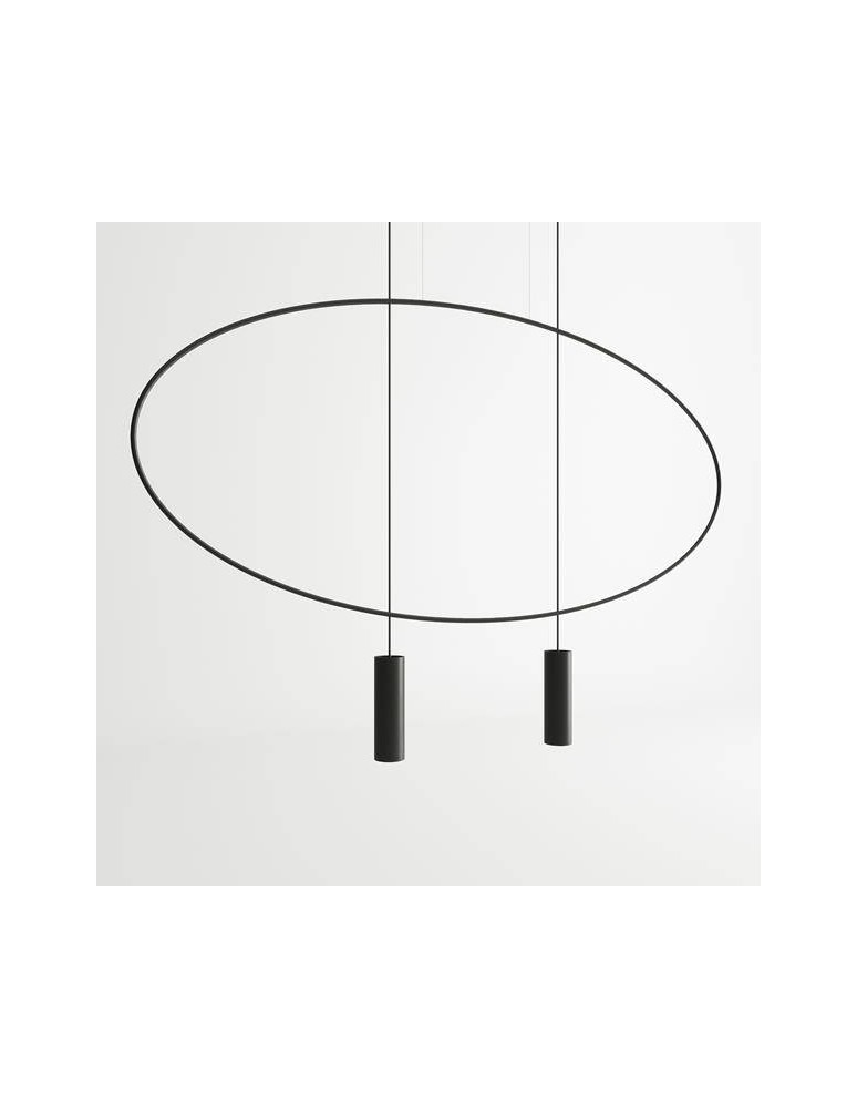 Double pendant lamps - THORO HOLAR 2 Pendant 2xGU10 Black TH.017CZ - product kolory-swiatla.pl 2