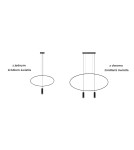 Double pendant lamps - THORO HOLAR 2 Pendant 2xGU10 Black TH.017CZ - product 8