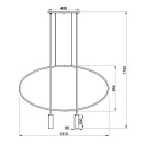 Double pendant lamps - THORO HOLAR 2 Pendant 2xGU10 Black TH.017CZ - product 9