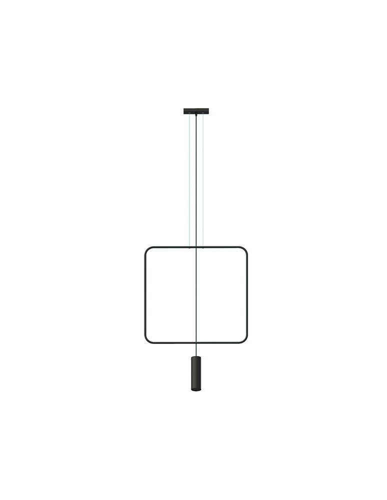 Pendant lamps - THORO RANA 1 Pendant 1xGU10 Black TH.018CZ - product kolory-swiatla.pl 1