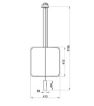 Pendant lamps - THORO RANA 1 Pendant 1xGU10 Black TH.018CZ - product 8