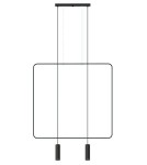Double pendant lamps - THORO RANA 2 Pendant 1xGU10 Black TH.019CZ - product 1
