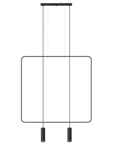 THORO RANA 2 Pendant 1xGU10 Black TH.019CZ