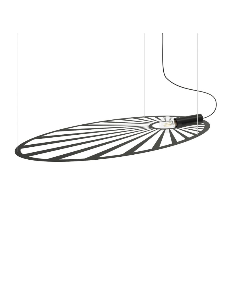 Designer pendant lamps - THORO LEHDET Pendant 1xE27 Black TH.001CZ - product kolory-swiatla.pl 1