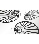 Designer pendant lamps - THORO LEHDET Pendant 1xE27 Black TH.001CZ - product 5