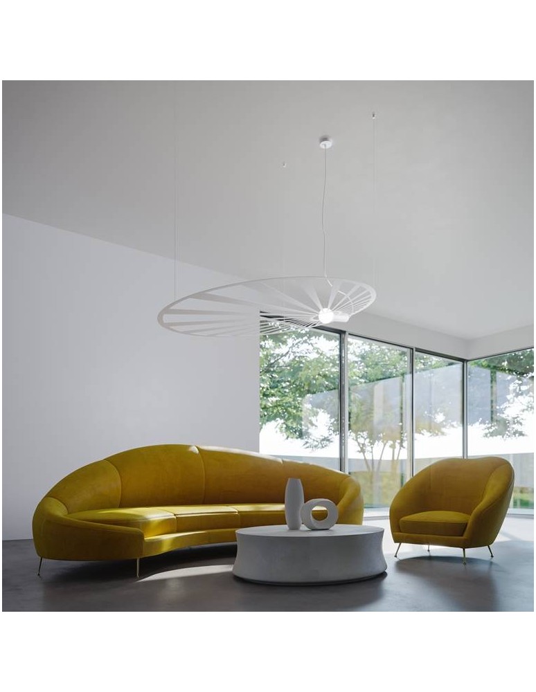 Designer pendant lamps - THORO LEHDET Pendant 1xE27 White TH.001B - product kolory-swiatla.pl 3