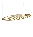 Designer pendant lamps - THORO LEHDET Pendant 1xE27 Gold TH.001ZL - product 1