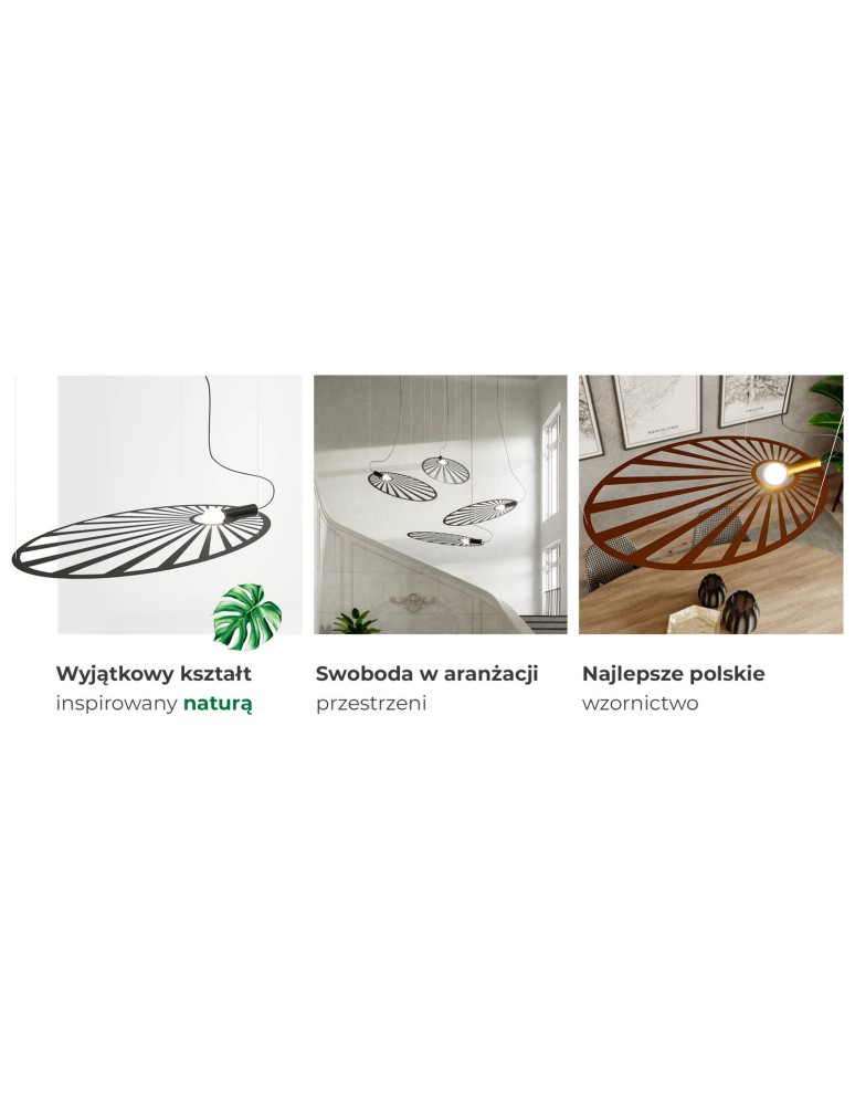 Designer pendant lamps - THORO LEHDET Pendant 1xE27 Gold TH.001ZL - product kolory-swiatla.pl 6
