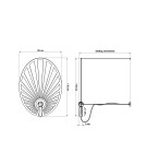 Designer pendant lamps - THORO LEHDET Pendant 1xE27 Gold TH.001ZL - product 8