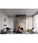 Pendant lamps circles - THORO Chandelier RIO 55 white LED 3000K 1xLED TH.105 - product 10