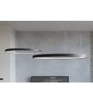 Pendant lamps circles - THORO Chandelier RIO 55 black LED 3000K 1xLED TH.106 - product 12